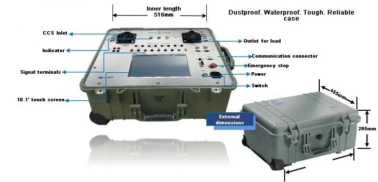 Portable DC Charger Tester/Simulator/Analyzer Standard CCS CCS2 CCS1 Chademo Gbt