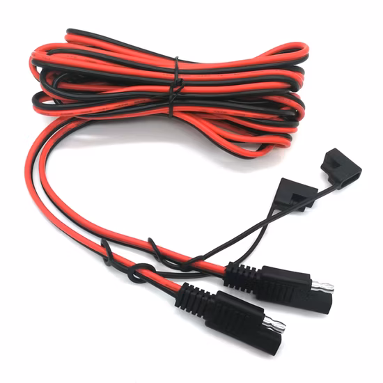 Cable de extensión SAE a SAE de 25 pies, conector de desconexión rápida 16AWG para automoción, enchufe SAE de Panel Solar