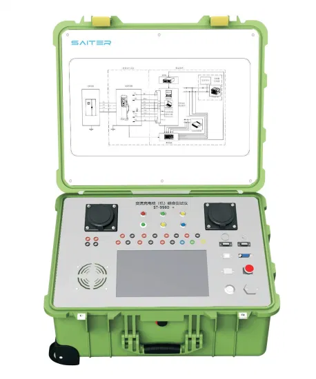 Probador/simulador/analizador de cargador CC portátil estándar CCS CCS2 CCS1 Chademo Gbt